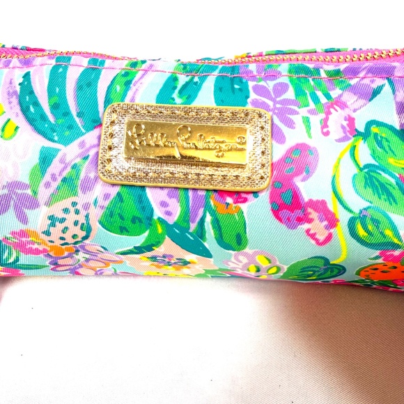 Lilly Pulitzer Me and My Zesty Pencil Pouch with Matching Pen NWT - Picture 9 of 11